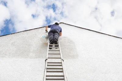 Peinture extérieure à Lédergues — façades et ravalement